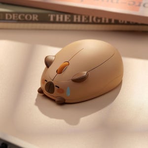 AKKO 아코 귀여운 동물 2.4G 무선 휴대용 마우스 카피바라