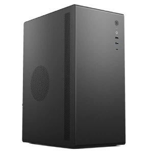 DAVEN V200 깔끔한 사무실 조립용 미니타워 블랙 케이스