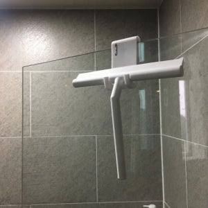 3three 실리콘 핸드 스퀴지 스퀴즈 창문 욕실 거울 타일 유리닦기 물청소 물기제거