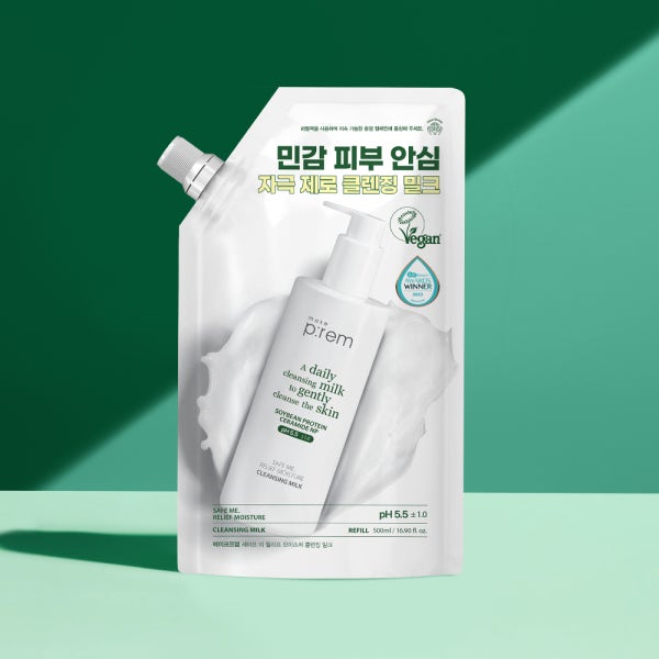 세이프 미 릴리프 모이스처 클렌징 밀크 대용량 리필팩 500ml