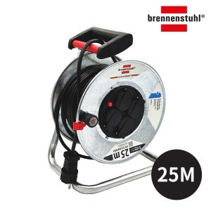 독일 브레넨스툴 가렌트 경량형 릴선 캠핑 야외 케이블 연장 코드릴 4구 25M BRG125