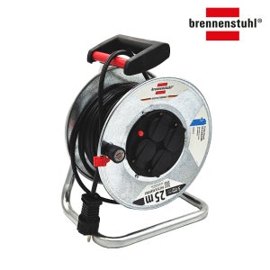 독일 브레넨스툴 가렌트 경량형 릴선 캠핑 야외 케이블 연장 코드릴 4구 25M BRG125