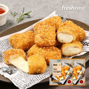 THE EASY 치킨 치즈 블럭 냉동 돈까스 330g (55g x 6입) 2팩