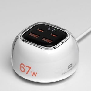 오아 쁘띠차저 67W GaN PD3.0 PPS 4포트 멀티 C타입 충전기 갤럭시 아이폰