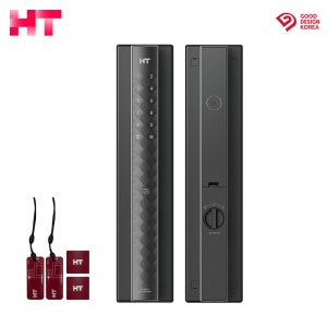 현대HT TDL-A5001 현관문 카드키 즉시잠김 손잡이형 디지털 도어락 아파트 교체