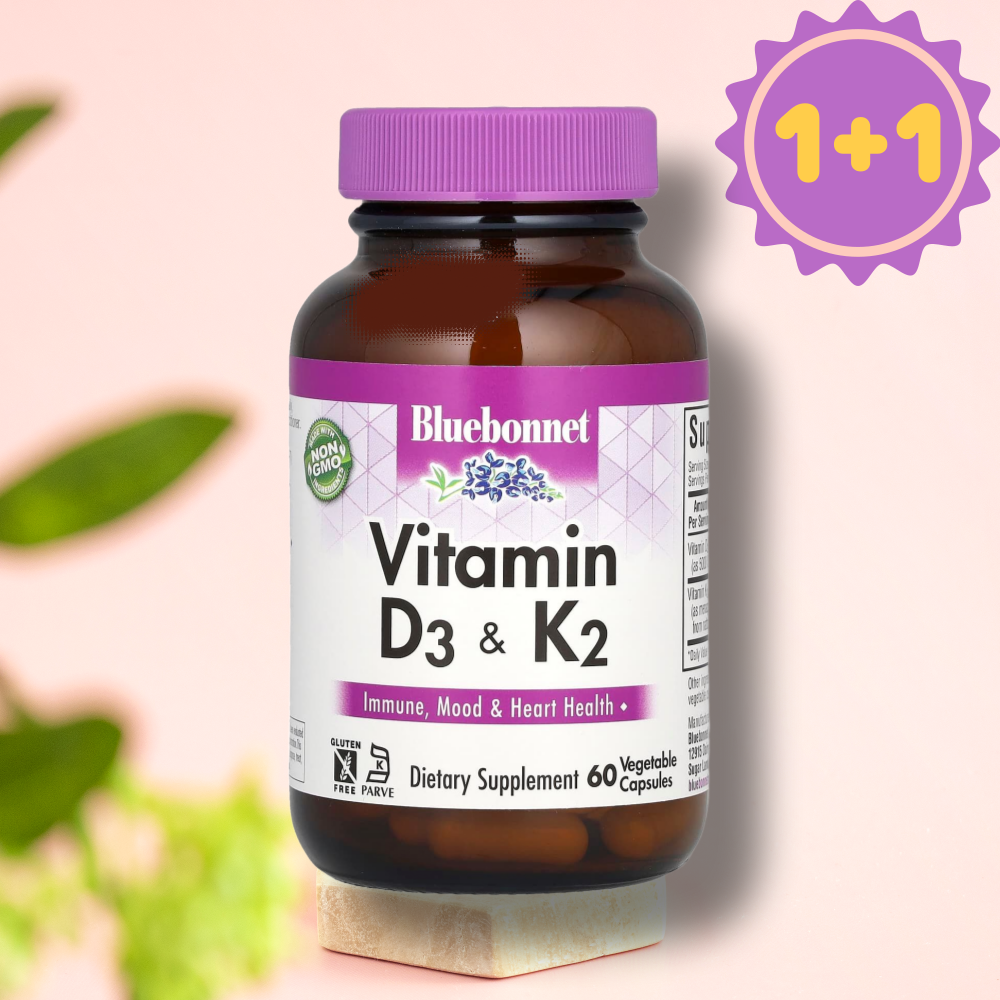 <b>비타민K2D3</b> 메나퀴논7 MK7 블루보넷 60베지캡슐 2개