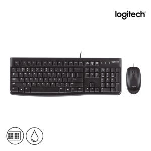 로지텍 MK120 New 유선USB 키보드 좌우대칭 마우스 세트 블랙 키스킨 로지텍코리아