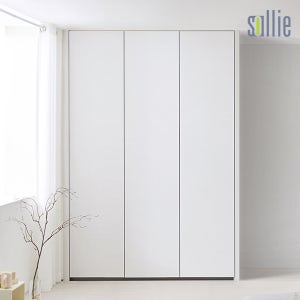 솔리에 무몰딩 벨루가 화이트 베이지 여닫이 작은방 붙박이장 무료설치 E0등급