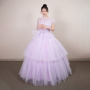 제피르 유색 연주회 야외스냅 셀프웨딩 2부드레스 스튜디오 파티 빅사이즈 촬영드레스