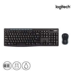 로지텍코리아 MK270r 무선 키보드 마우스 세트, 2.4Ghz무선연결, 좌우대칭형 마우스