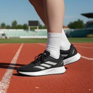 아디다스 러닝화 듀라모 RC U 발편한 발볼넓은 헬스화 마라톤화 운동화 블랙