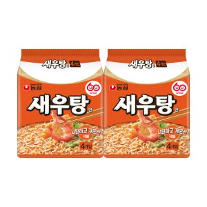 농심 새우탕면 122g, 8개