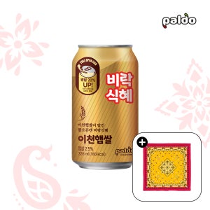 [반다나 증정] 팔도 이천햅쌀 비락식혜캔 335ml x 24개