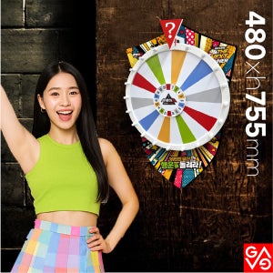 플레이휠 월 마운트 룰렛 /기본형/고급형/돌림판 이벤트룰렛 복불복 실사 주문제작 벽걸이