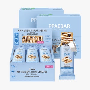 저당 단백질바 빼바 리얼초콜릿 프로틴바 그릭요거트, 9개입, 3개