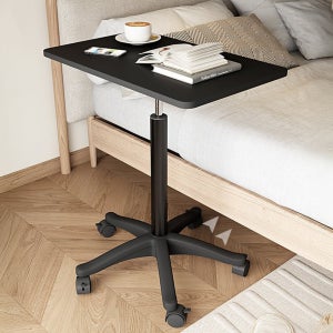 사이드테이블 보조테이블 이동식 거실 침대 회의실 스탠딩 노트북 쇼파 간이 높이조절