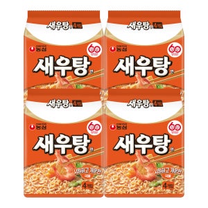 농심 새우탕면 122g, 16개