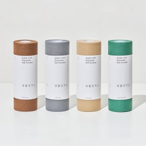 생활공작소 일회용 수세미 60매 2개