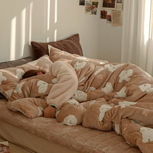 몽글따뜻 그래핀 발열 밍크 극세사 이불 정전기 없는 겨울이불 SS