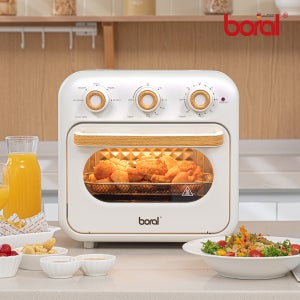 보랄 더셰프 25L 에어 프라이어 오븐 대용량 다이얼 전기 오븐 타이머 BR-M480AF