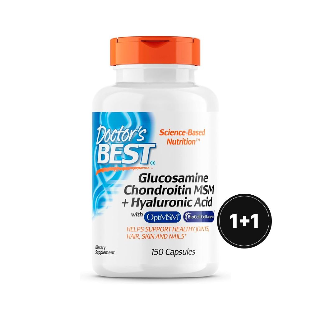 닥터스베스트 <b>글루코사민 콘드로이틴 MSM 히알루론산</b> 150캡슐 1+1