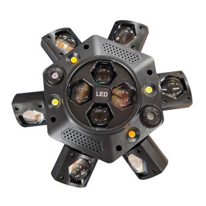 미러볼 무빙 6구 회오리 문어발 싸이키 레이저 노래방 롤러장 7080 무대 특수조명