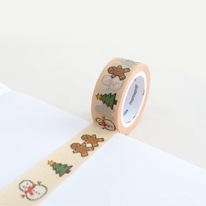 모모마테 크리스마스 픽셀 마스킹테이프