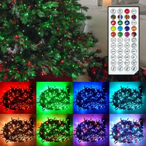윈터스케치 크리스마스 트리 RGB 야외 방수 전구 16색 조명 장식 쥬얼라이트 1000구