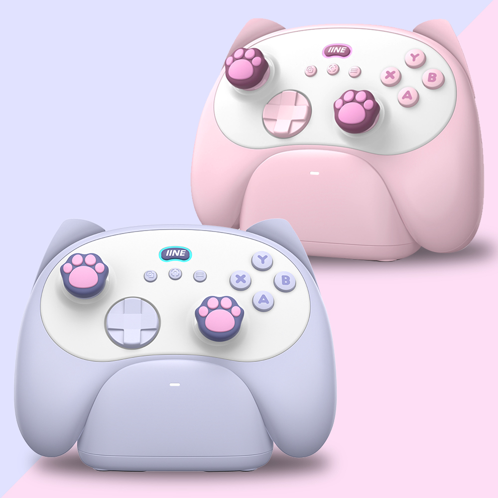 닌텐도 스위치2 컨트롤러 이이네 키튼 고양이 게임패드 프로콘 조이콘 PC 모바일 대표 이미지