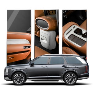 디올뉴 팰리세이드 LX3 튜닝 용품 화이트우드 풀세트 실내 몰딩 7인승