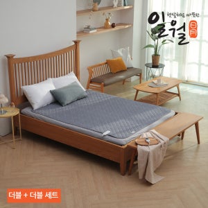 일월 카본 탄소매트 세트 블랙오닉스 전기매트 전기요 초절전형 워셔블 더블+더블 캠핑
