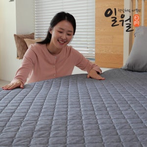 일월 전기매트 블랙오닉스 초절전형 워셔블 탄소 카본매트 싱글