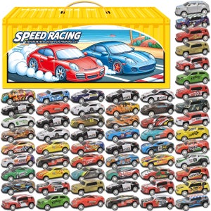 R 스피드 레이싱 풀백 미니카 60종 세트 b101 다이캐스트 스포츠카 자동차 장난감