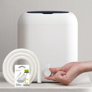 [풀세트]베러댄 무선 미니 세탁기+연장호스+전용충전기/출장 여행 속옷 양말 손세탁빨래전용