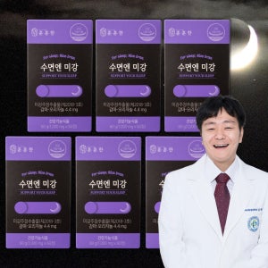 훈훈한푸드 수면엔 미강 수면 영양제 감마오리자놀 미강주정추출물 60정, 6개