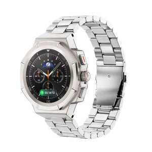 삼성 티타니즘 갤럭시워치8 클래식 46mm 일체형 커스텀 메탈 스트랩 케이스 시계줄 lte