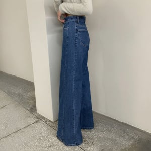 진청 흑청 연청 절개데님 와이드청바지 진청바지 블랙진 통청바지