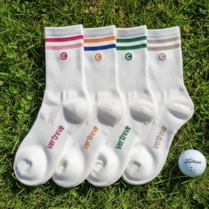 하이디 여성 골프 양말 4족세트 이중 쿠션 바닥 스포츠 요가 삭스