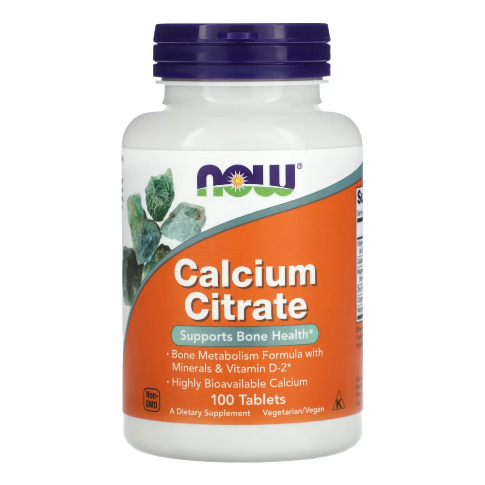 나우푸드 Now <b>칼슘 시트레이트</b> 100타블렛