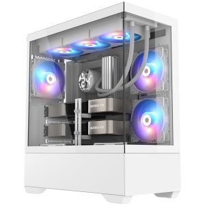 3RSYS K201 화이트 어항케이스 컴퓨터본체 PC케이스 쿨링팬 냉각팬