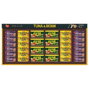 동원 프리미엄 참치 햄 혼합 32개입 명절 선물세트 회사 거래처 고급 선물