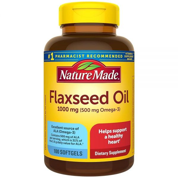 네이처메이드 아마씨 오일 1000 mg 소프트젤 180 Count (1개)