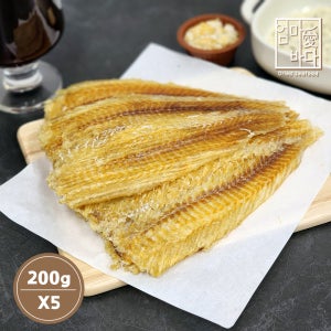 먹태포 1kg 25미 내외 구운 꼬마먹태 200g 5봉 마른안주 맥주안주 엄마애바다