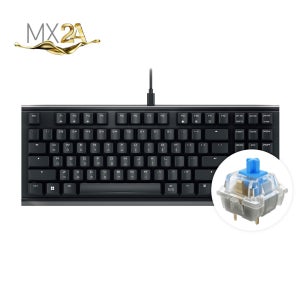 체리 MX 1.1 TKL 기계식 키보드 저소음 사무용 게이밍 텐키리스 블랙, MX2A 청축
