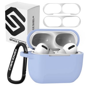 에어팟 프로 3세대 호환 베이직 실리콘 키링 케이스 + 철가루 방지 필름 2P 2in1 세트