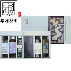 [힐링힐] 지리산 명인이 만든 프리미엄 생강진액 선물세트 (생강진액4종+ 스틱10개+계피가루+생강가루)