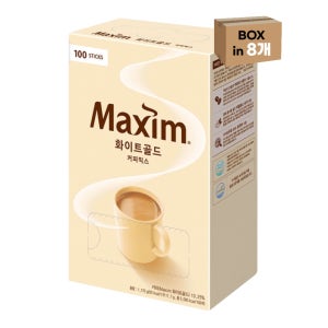 동서 맥심 화이트골드 믹스 100T x8개 박스구매