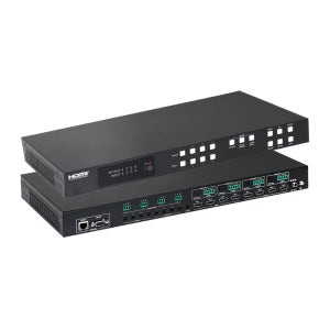 매헤스 4X4 HDMI2.0 심리스 매트릭스 비디오월 멀티뷰 스위치 HV5445SMW