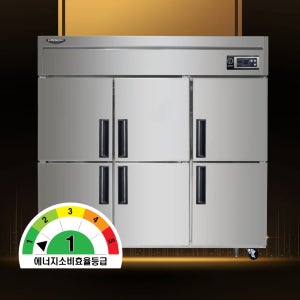 라셀르 A-LD-1765RF 업소용 직냉식 냉장 냉동고 65박스 6도어