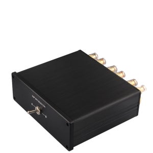 스피커 증폭기 선택기 전력 스위치 입력 장치 앰프 블랙